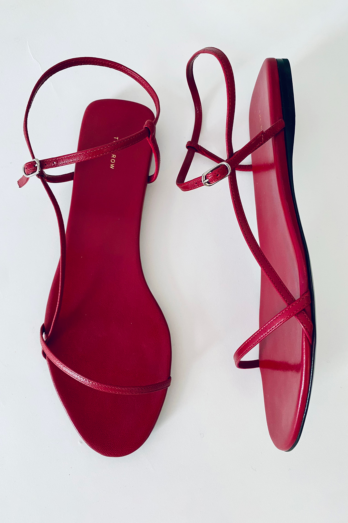 The Row sandal red incl box